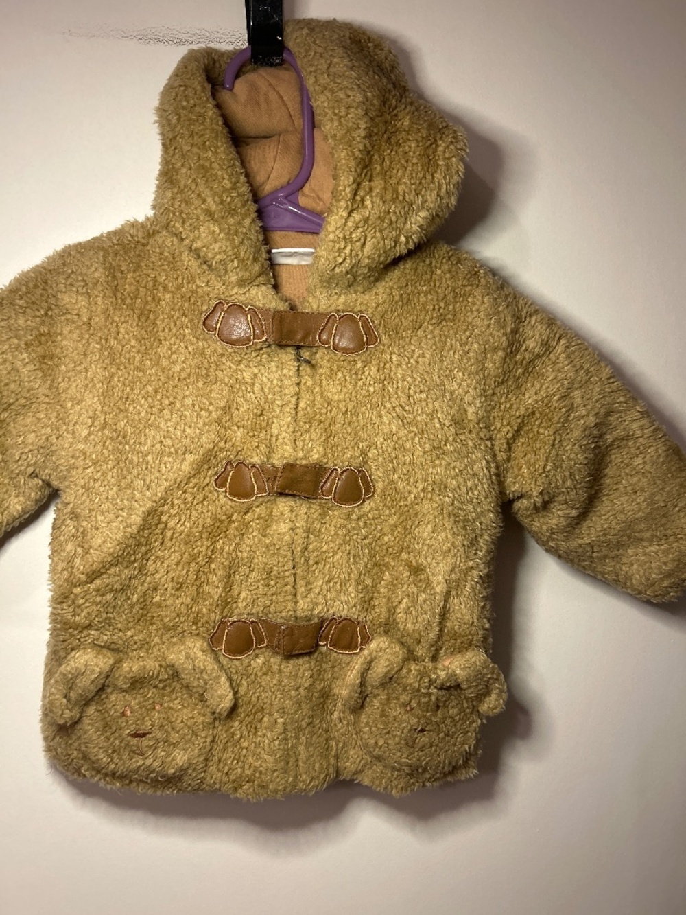 Bon Bebe Soft Teddy Bear Jacket 18mos